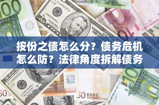 北京按份之债怎么分？债务危机怎么防？法律角度拆解债务分配与风险自保指南