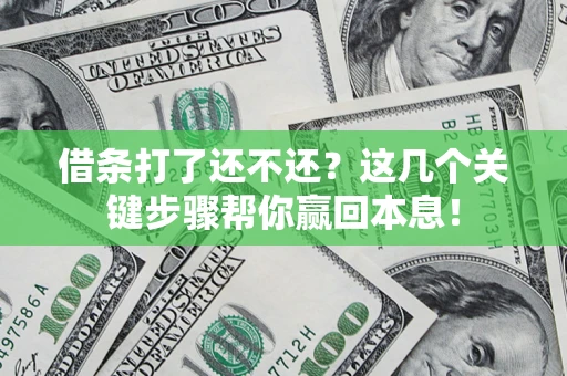 北京借条打了还不还？这几个关键步骤帮你赢回本息！