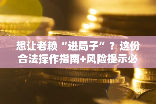 北京想让老赖“进局子”？这份合法操作指南+风险提示必须看！