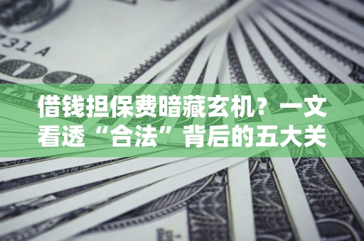 北京借钱担保费暗藏玄机？一文看透“合法”背后的五大关键陷阱