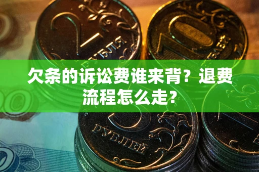 北京欠条的诉讼费谁来背？退费流程怎么走？
